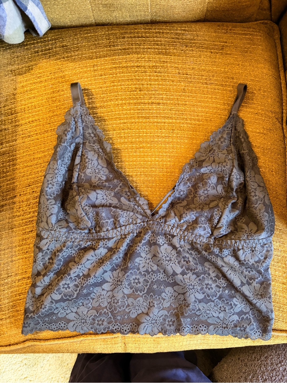 Lace Bralette Cami - Army Green